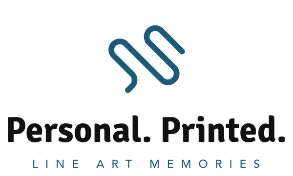 Personal. Printed. Line Art Memories